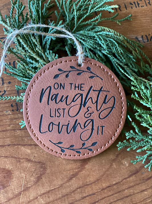 Christmas Ornament - Naughty List