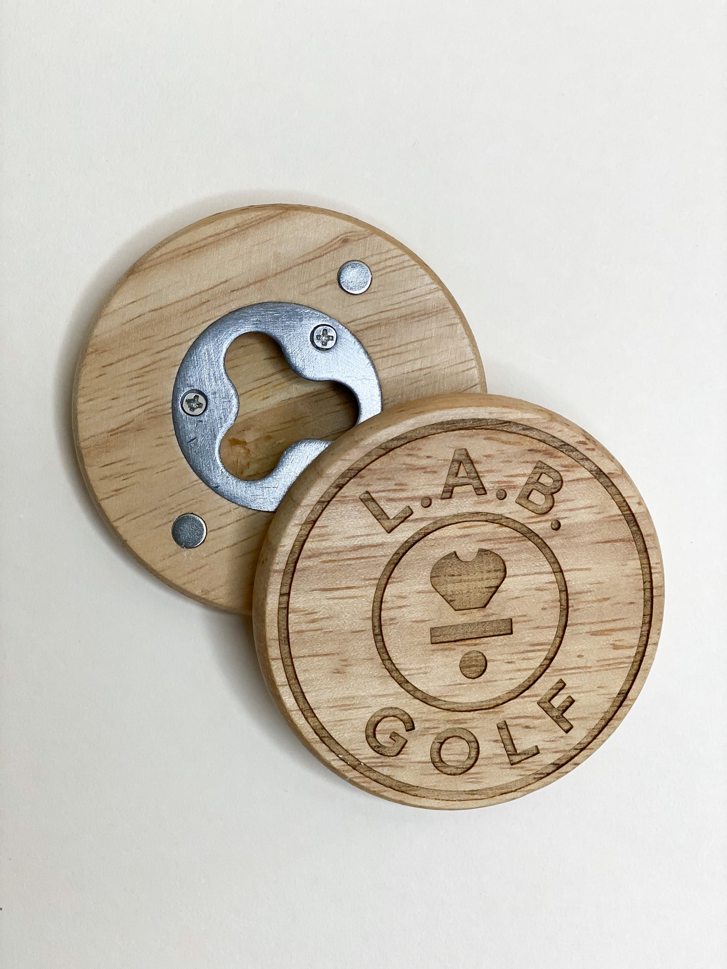 Wood Bottle Opener with Magnet